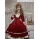 Miss Point Rose Doll Velvet One Piece(Reservation/Full Payment Without Shipping)